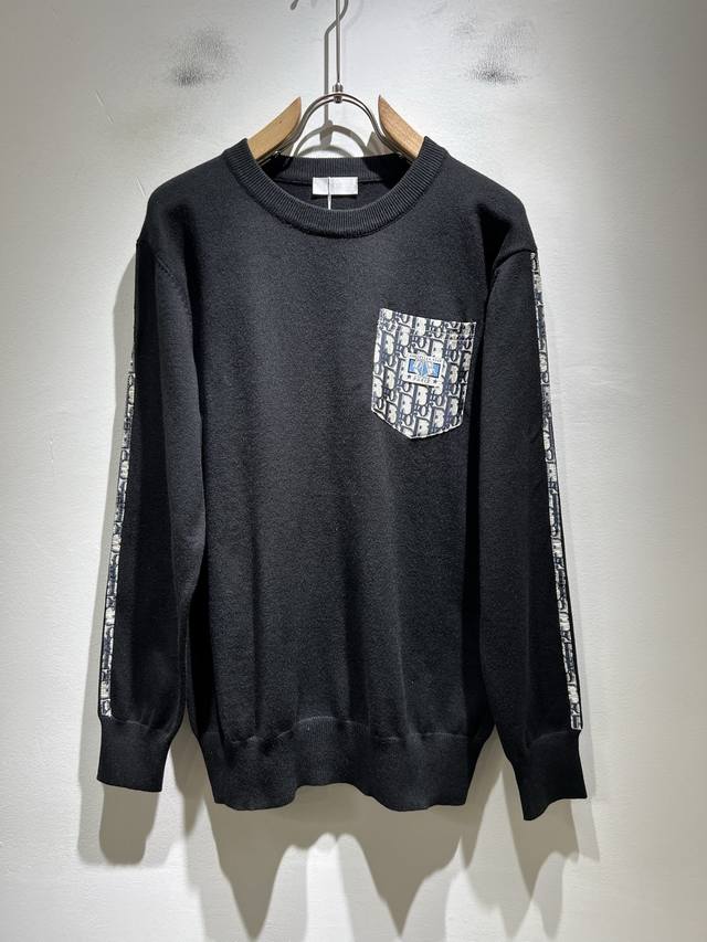 Dio* 2025 Autumn/Winter New Unisex Knitted Wool Sweater, Available Now in Stores