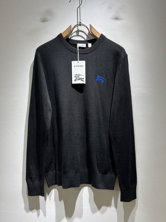 Bur*Erry 2025 Autumn/Winter New Men's Knitted Wool Sweater, featuring the brand'