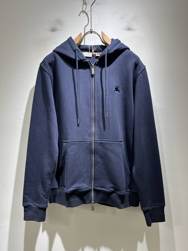 Burber*Y 2025 Autumn/Winter New Unisex Basic Casual Versatile Cotton Hooded Swea