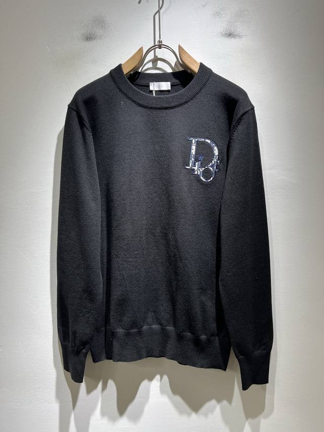 Dio* 2025 Autumn/Winter New Unisex Knitted Wool Sweater, Available Now in Stores