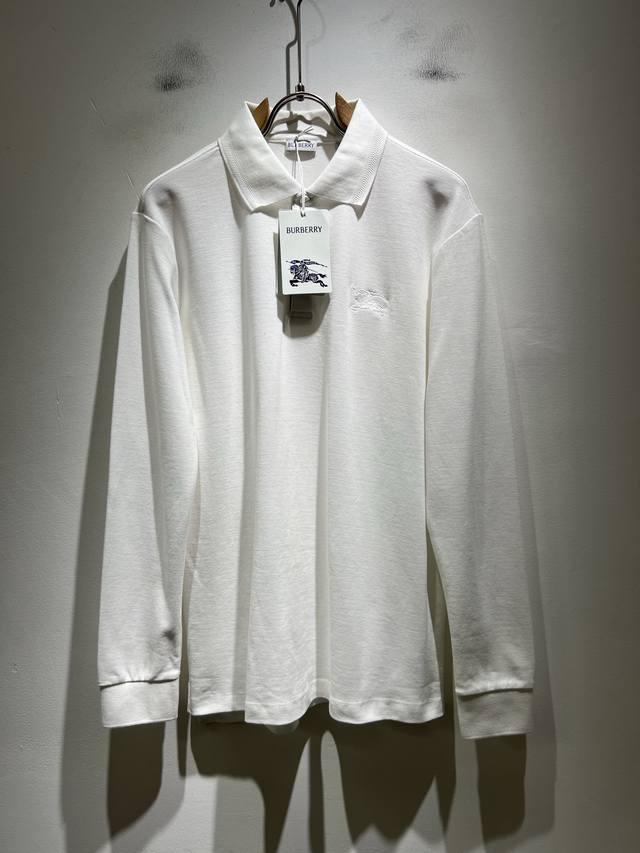 Bur*Erry 2025 Autumn/Winter New Men's Long-Sleeve Polo Shirt, featuring the bran