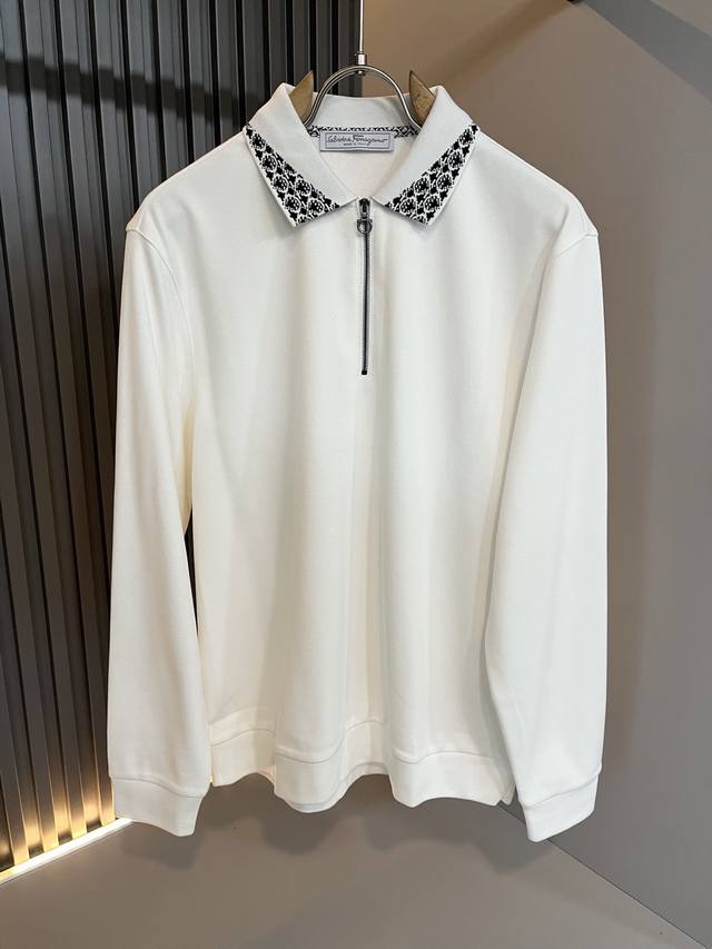 Ferraga*Mo 2025 Autumn/Winter New Polo Shirt, made with imported exclusive pique