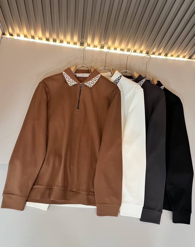 Ferraga*Mo 2025 Autumn/Winter New Polo Shirt, made with imported exclusive pique