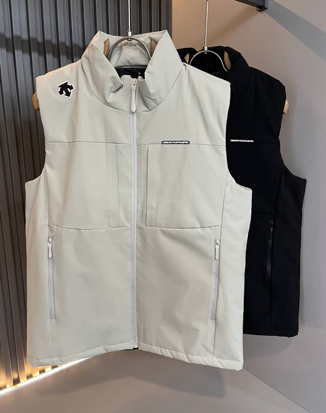 Descente, 2025 Autumn/Winter New Men's and Women's Cotton-padded Vest, a profes