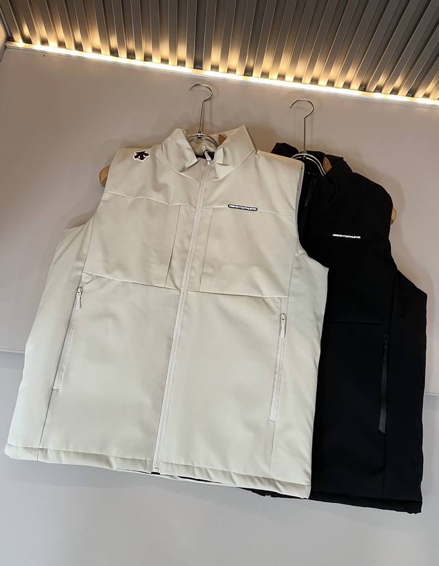 Descente, 2025 Autumn/Winter New Men's and Women's Cotton-padded Vest, a profess