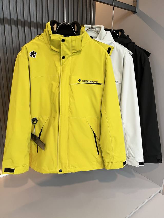 Descente Two-Piece Set! 2025 Autumn/Winter New Unisex Jacket. A professional spo