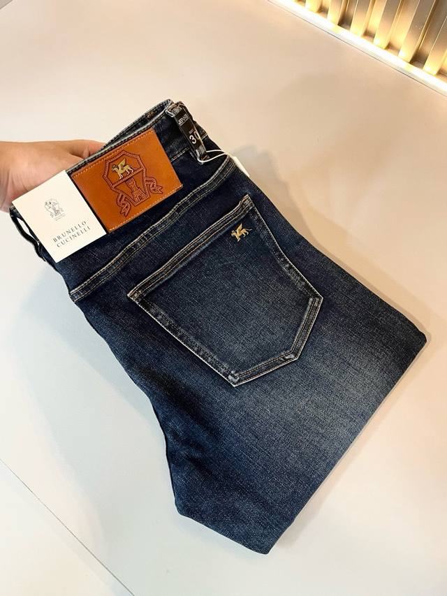 Bc-Brunello Cucineli 2025 Autumn/Winter New Men's Fashion High-End Casual Jeans,