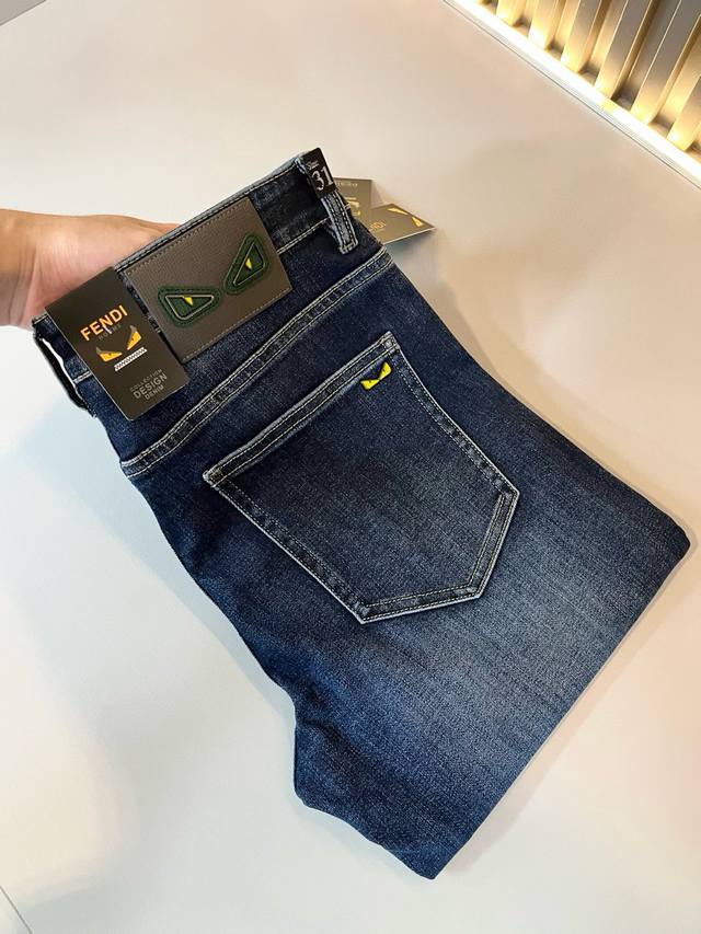 Fen*I Fendi 2025 Autumn/Winter New Arrival Casual Jeans! Italian factory order,