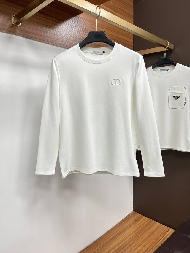 Dior 2025 Autumn/Winter New Fashion Casual Long-Sleeve T-Shirt, made from selec