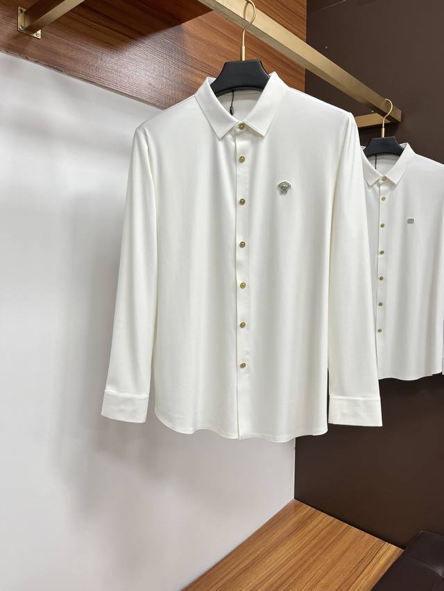 Versace 25S Autumn Men's Long-Sleeve Shirt, excellent material and workmanship!