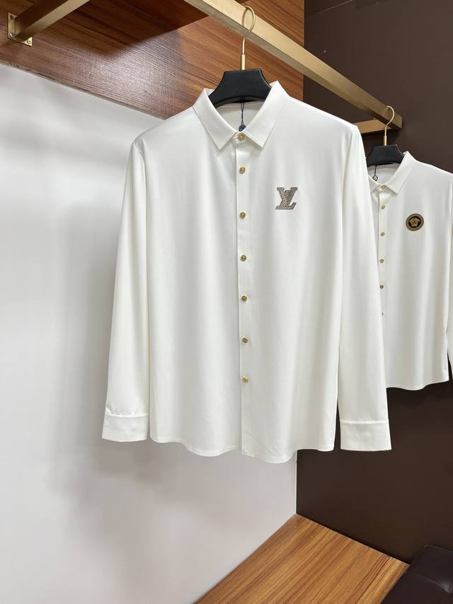 Lv 25S Autumn Men's Long-Sleeve Shirt, excellent material and workmanship!! The