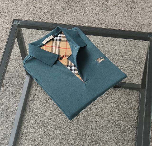 Burberry Exclusive New Original Men's Polo Long-Sleeve High-End Customized High