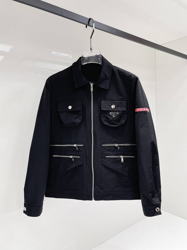 Prada 2025 Autumn New Men's Jacket, original single-piece with complete tags, h