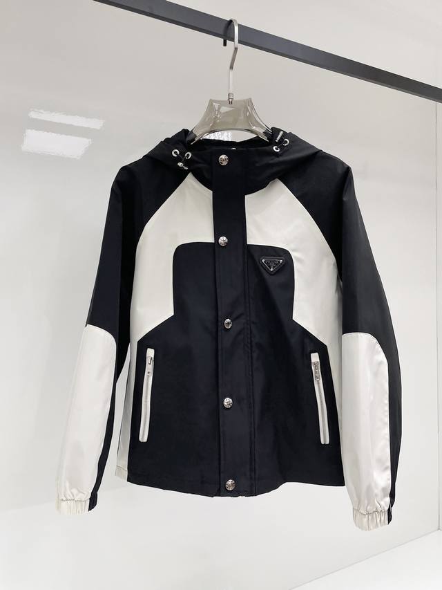 Prada 2025 Autumn New Men's Jacket, original single-piece with complete tags, h