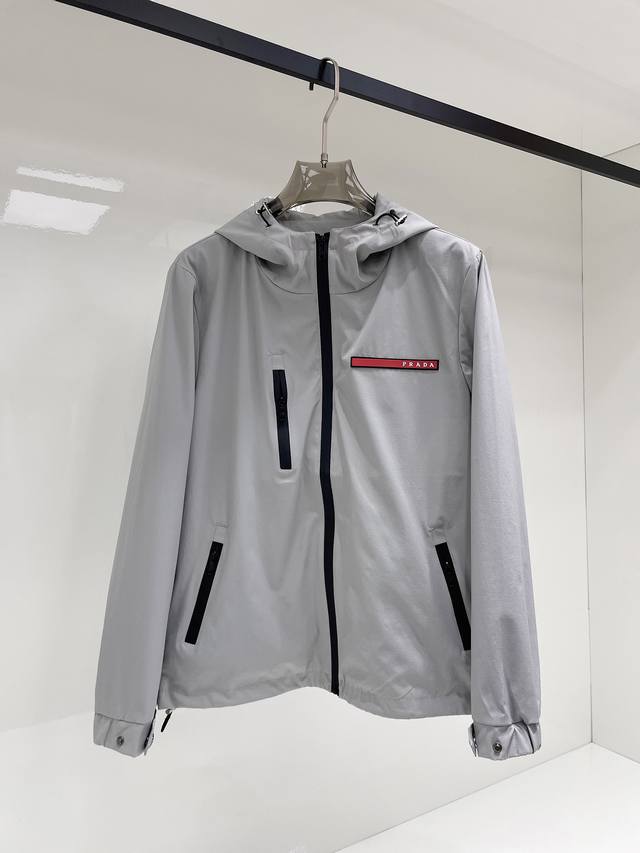 Prada 2025 Autumn New Men's Jacket, original single-piece with complete tags, h