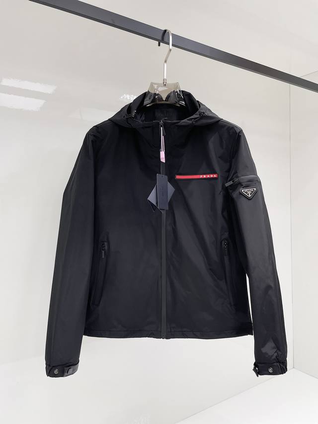 Prada 2025 Autumn New Men's Jacket, original single-piece with complete tags, h