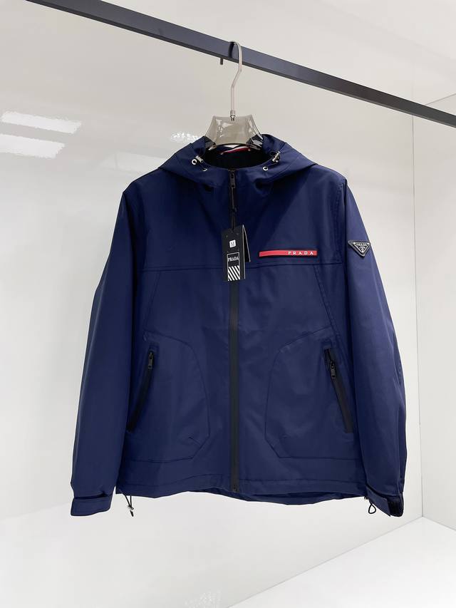 Prada 2025 Autumn New Men's Jacket, original single-piece with complete tags, h