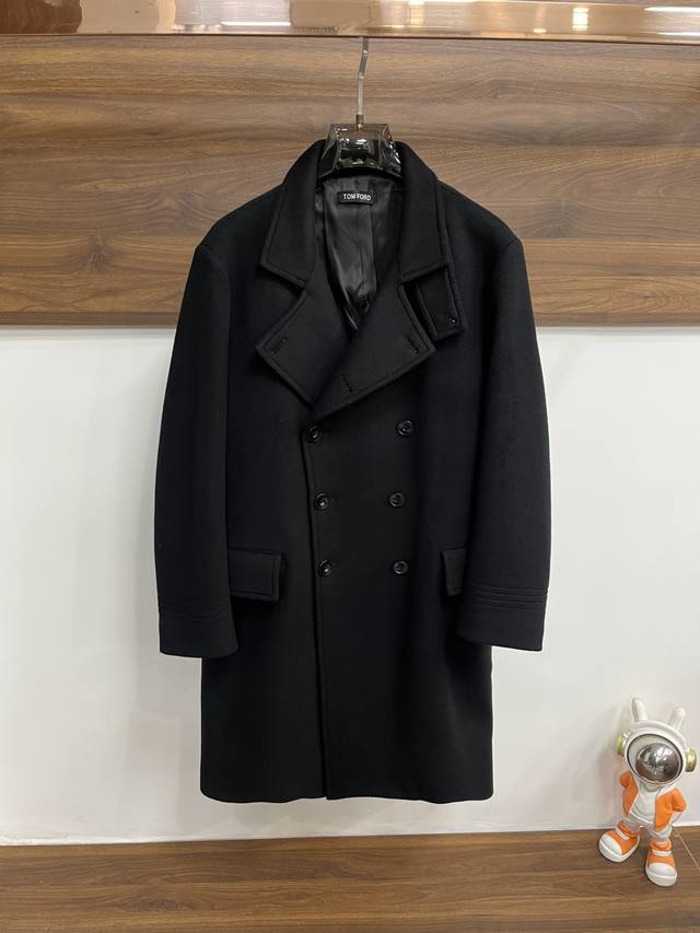 Genuine Leather Series TF 2025 Autumn/Winter New Arrival TF Cashmere Coat, a po