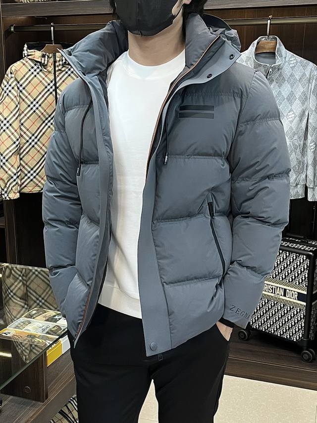 Featured: Zegna 2025 Newest Fashion Designer Down Jacket, a top-tier light luxu