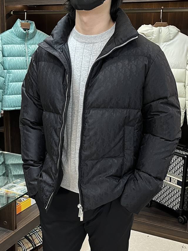 Featured: Dior 2025 latest fashion designer down jacket, Dior stand-up collar d
