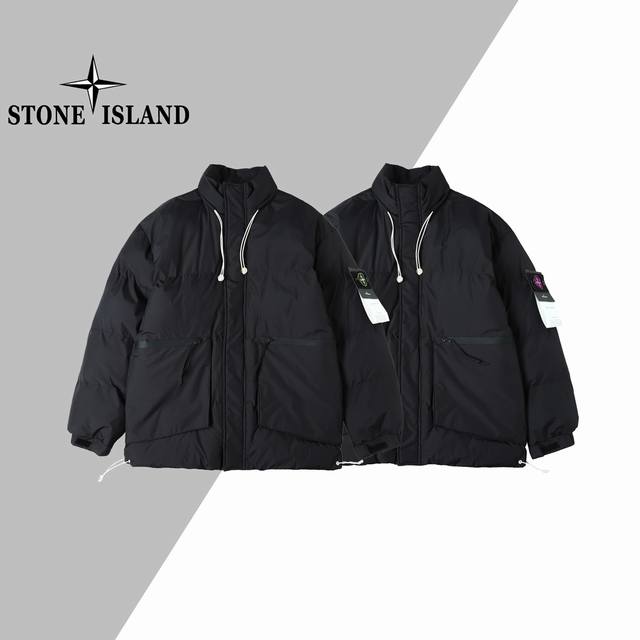 New Arrival Stone Island New Functional Style Down Cotton Jacket with Arm Badge