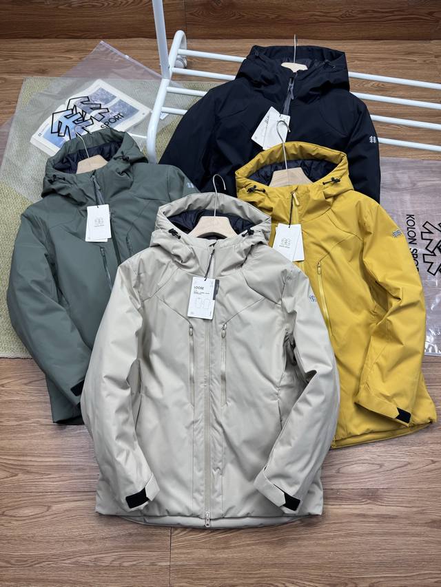 Kolon 2025 Winter New Arrival! Windproof and Waterproof Functional Cotton Men's