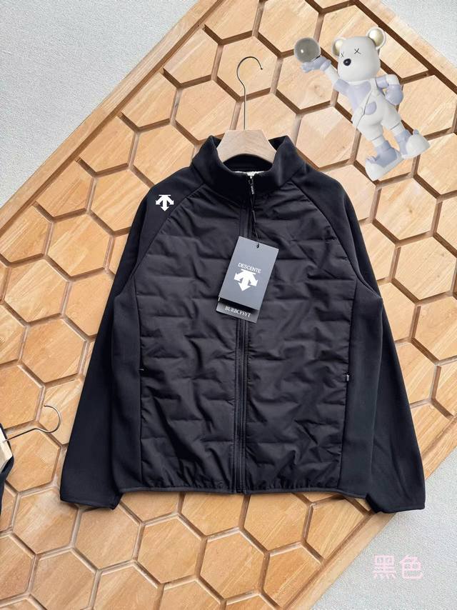 Descente Winter Men's Business Casual Stand Collar Cotton Jacket! Stay Dynamic T