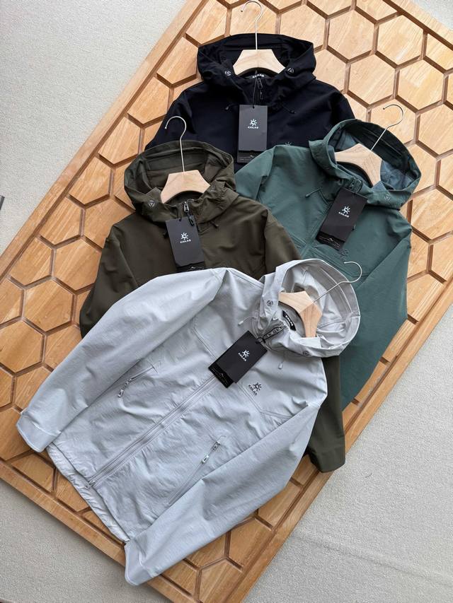 Autumn Outerwear Kailas Unisex Classic M8 Hooded Softshell Jacket Purpose: Hiki