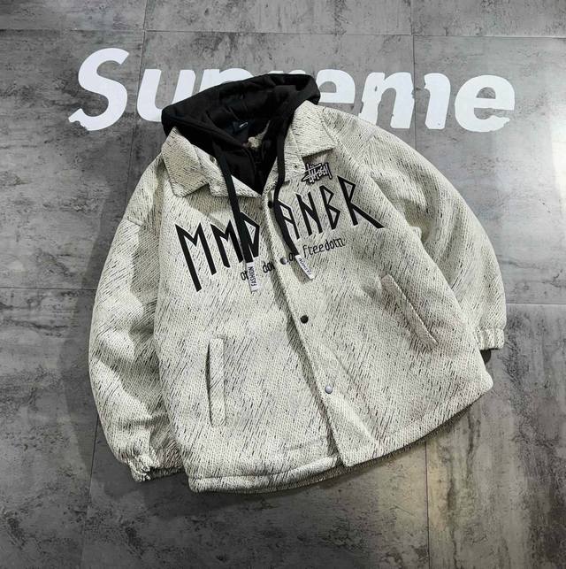 Stusi Winter New Arrival High-Density Multi-Color Composite Knit Couple Two-Colo