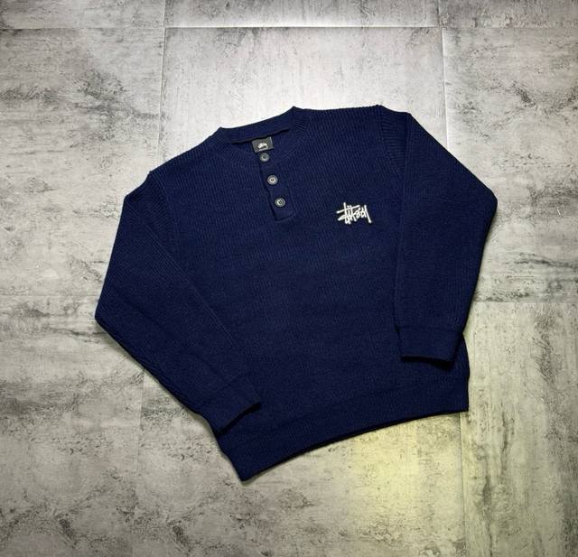 Study Limited Edition Couple Crew Neck Knit Sweater High-density knit sweater fa