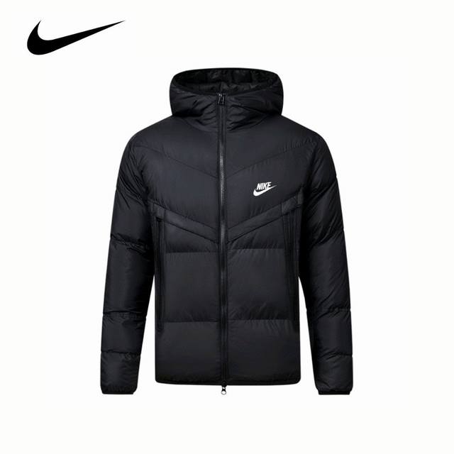 Top-tier version, boutique quality. Nike As classic short hooded down cotton jac