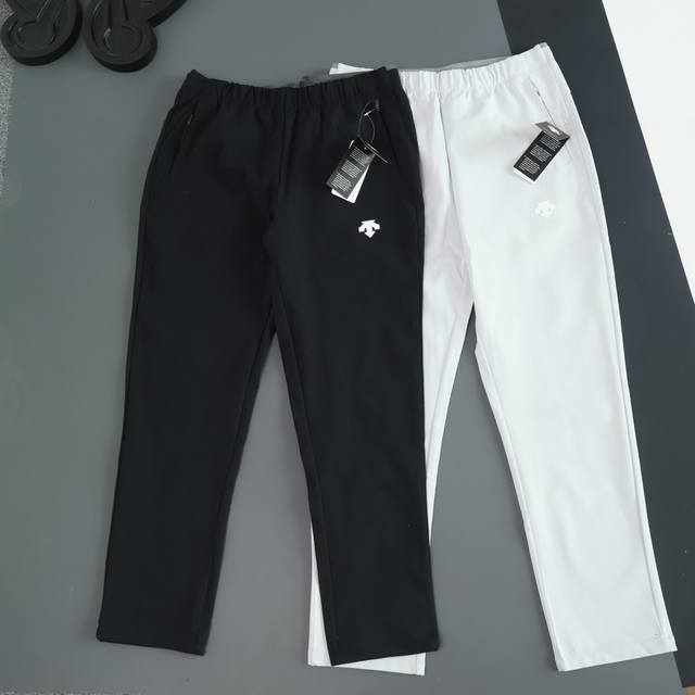 Descente 2025 Autumn/Winter Training Men's Air-Layer Knit Straight-Leg Pants. M
