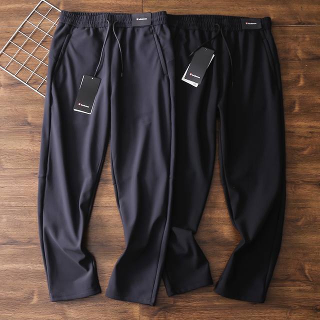 50-Year Lululemon Autumn/Winter Fleece-Lined Men's Pants Outdoor Casual Long Pa