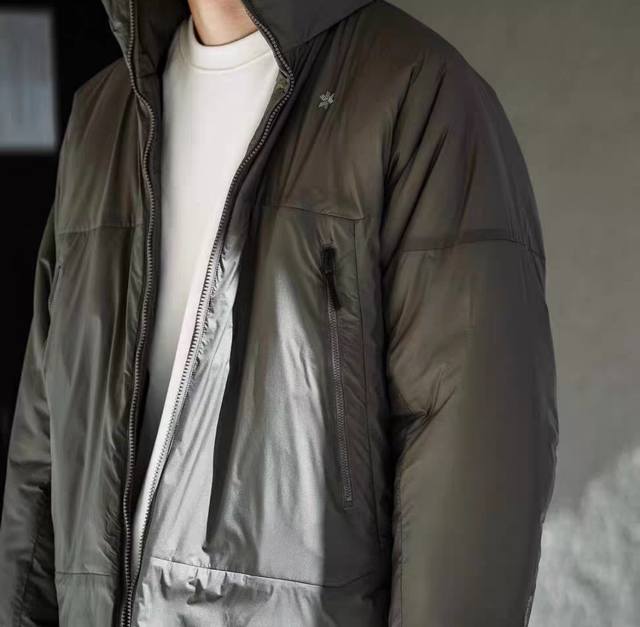 Goldwin Gtx Outdoor Functional Lightweight Stand Collar Solid Color Cotton Jacke