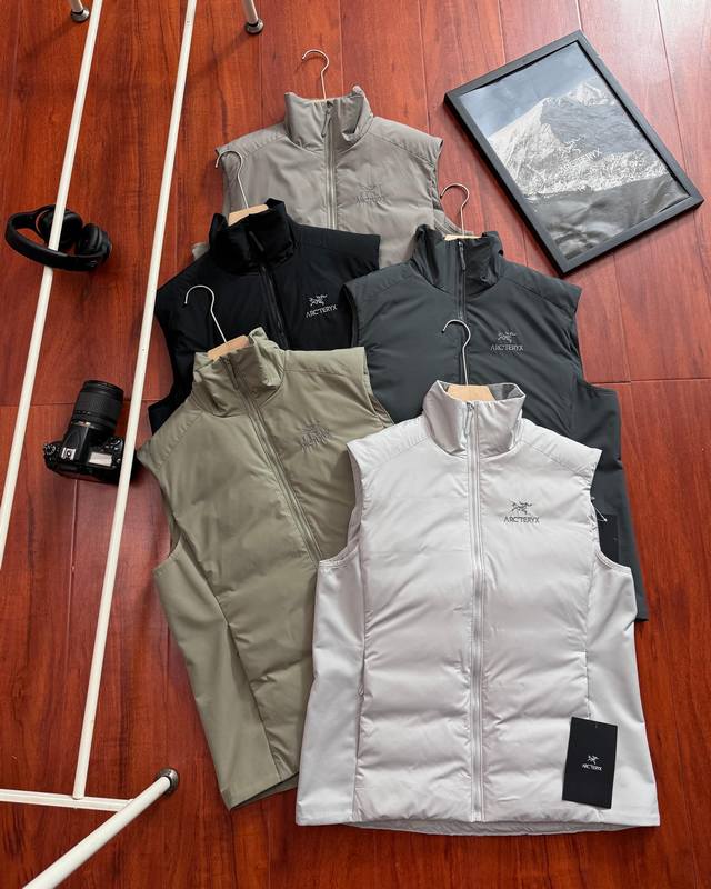 Top-tier version available. The Arc'teryx Cerium Vest is a lightweight, warm do