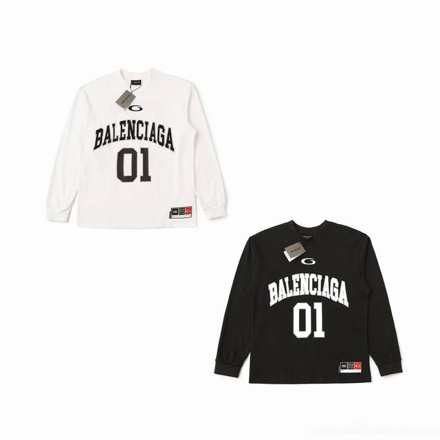 Balenciaga Basketball Series No. 10 Long-Sleeve T-Shirt, Unisex. Original stock