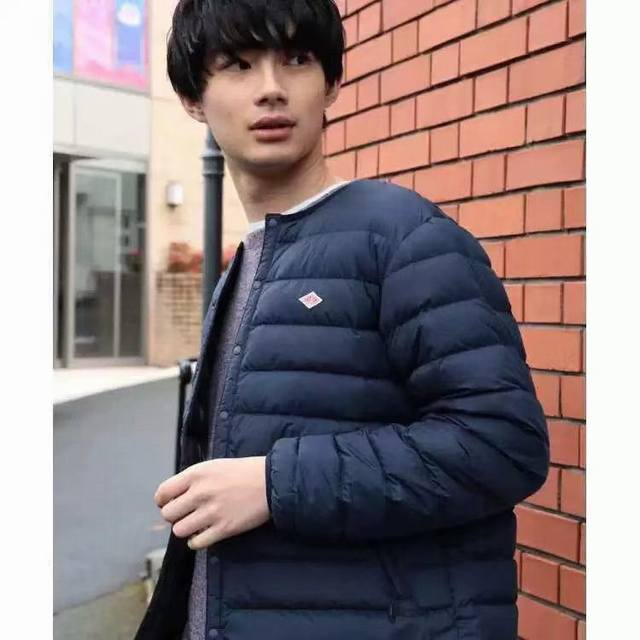 Danton Classic Down Jacket 90% Duck Down. Custom buttons with lettering, printed