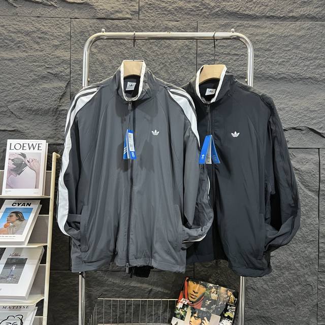 Adidas Originals Adilenium Season 3 Zip Loose and Comfortable Long-Sleeved Jacke