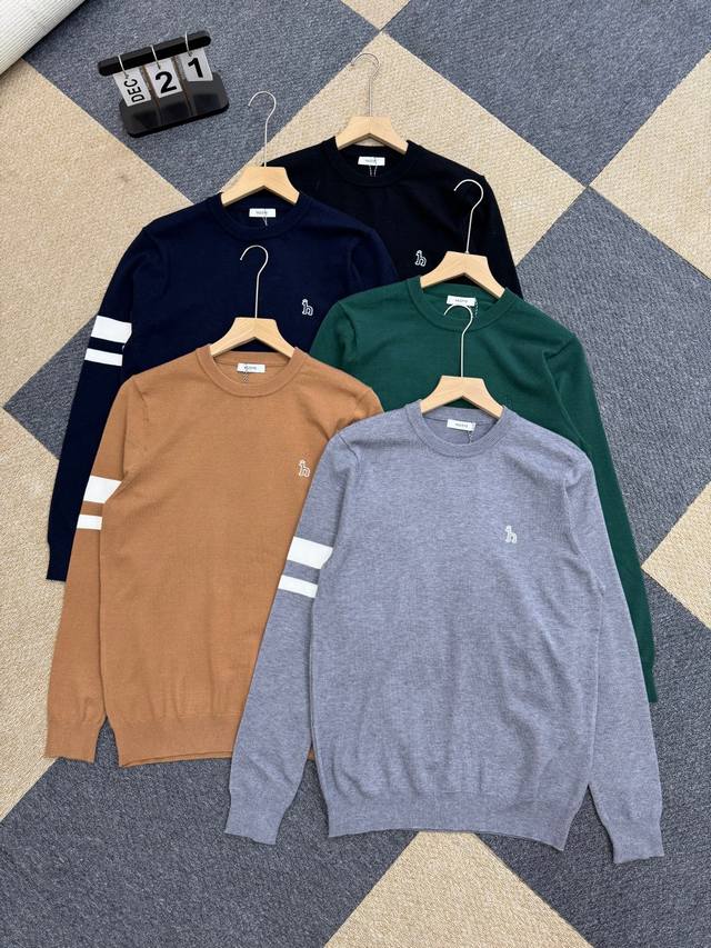 Top-tier proxy purchase version Hazzys autumn/winter new men's simple base wool