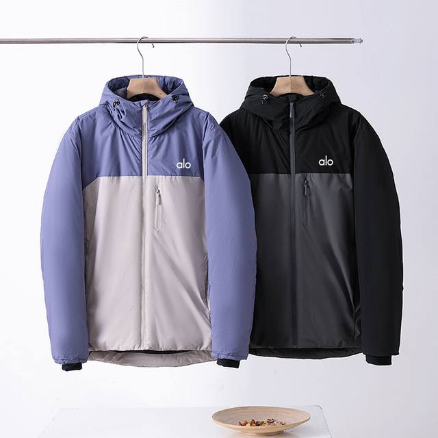Alo Winter New Arrival: High-Version Graphene Heating Thickened Cotton Jacket, S