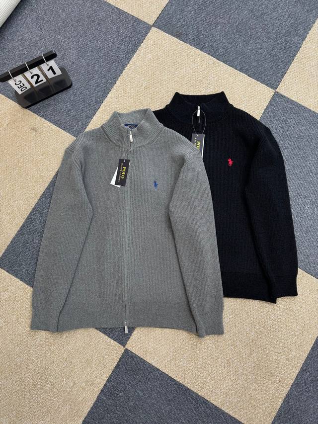 Color: Black/Dark Gray Size: L to 3XL Ralphlauren Men's 25th Anniversary Autumn