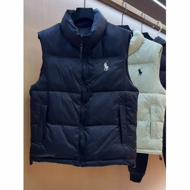 25Ss Winter New Arrival Ralph Lauren Men's Classic Water-Repellent Down Vest Col