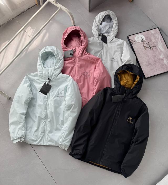 Arcteryx Atom Series Hoody Logo Embroidered Outdoor Waterproof Windproof Warm H