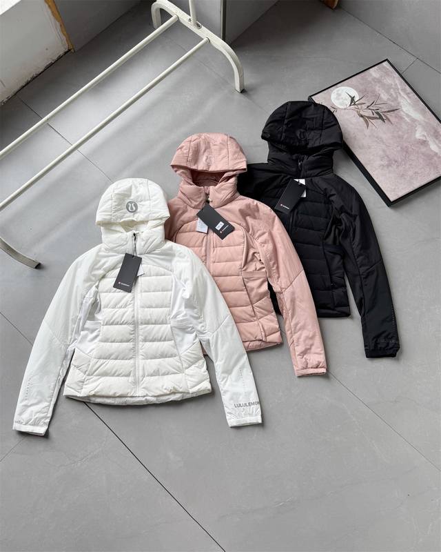 Lulu Women's Slim Fit 90% White Duck Down Jacket High-quality product, easy to