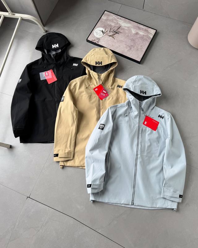 Hailey Hansen 2025 Autumn/Winter New Arrival, Outdoor Couple Hooded Windbreaker