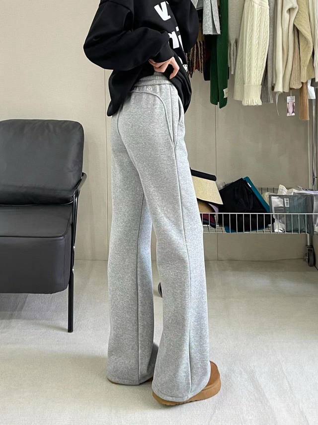 New Arrival! Lulu Cartoon Leg Flared Pants/Sports Sweatpants~ Super slimming an