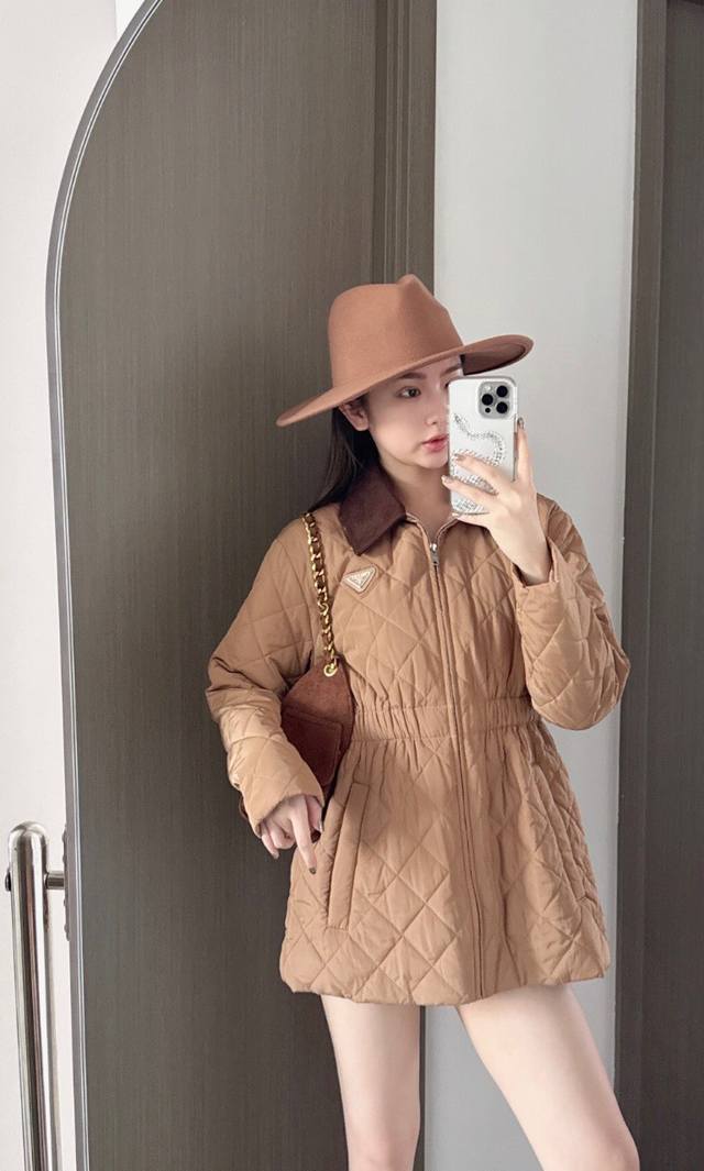 New Arrival Prada 25Ss New Cotton-padded Jacket Comfortable, crisp, lightweight