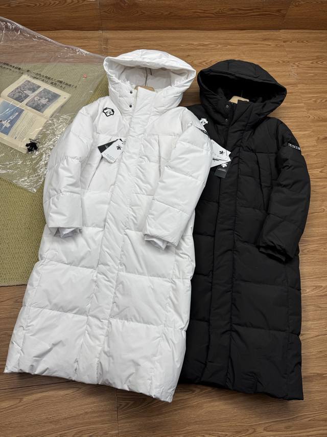 Main Image# Descente Long Down Jacket for Men and Women, Many Celebrity Styles,