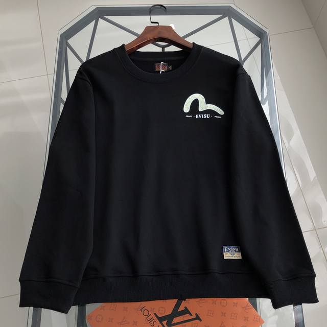 Evisu Fukujin 25Ss Double Komainu Cherry Blossom Print Sweatshirt, Casual Fashio