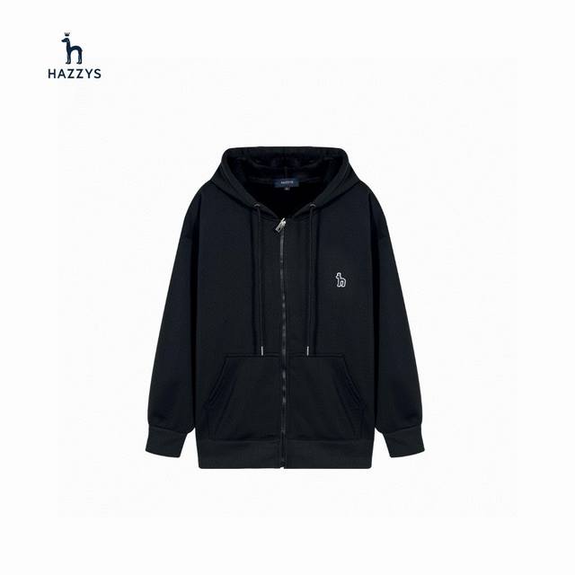 Hazzy Hazzy Zip-Up Hooded Fleece Sweatshirt, original factory overrun, high qual